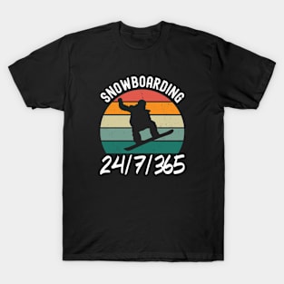 Snowboarding 24/7/365 T-Shirt